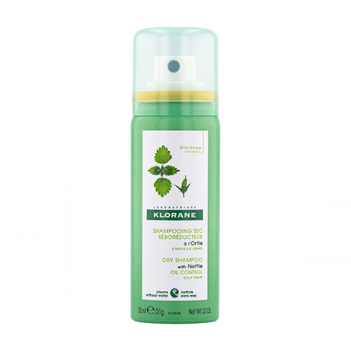 KLORANE ORTIE OIL CONTROL DRY SHAMPOO WITH NETTLE OILY HAIR 50ML