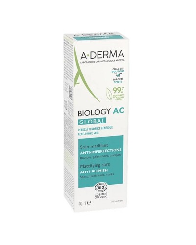 ADERMA BIOLOGY AC GLOBAL MATTIFYING CARE ANTI-BLEMISH CREAM 40ML