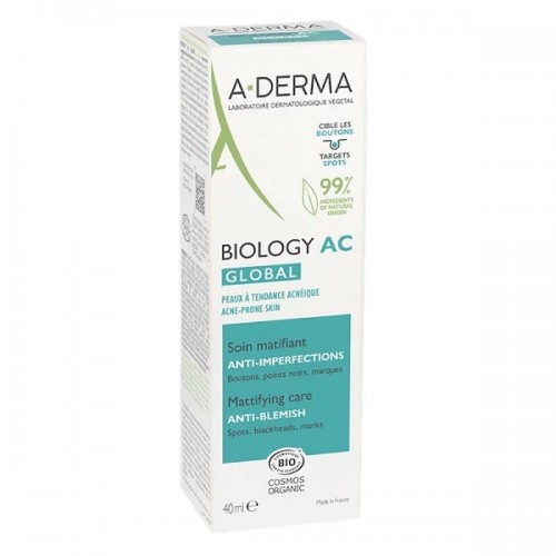 ADERMA BIOLOGY AC GLOBAL MATTIFYING CARE ANTI-BLEMISH CREAM 40ML