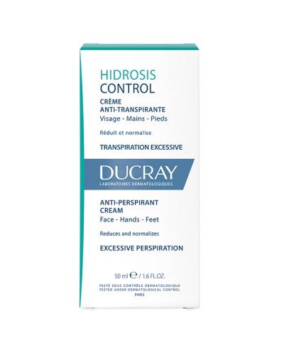 DUCRAY HIDROSIS CONTROL ANTI-PERSPIRANT CREAM 50ML