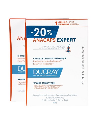 DUCRAY PROMO ANACAPS EXPERT 2 x 30CAPS