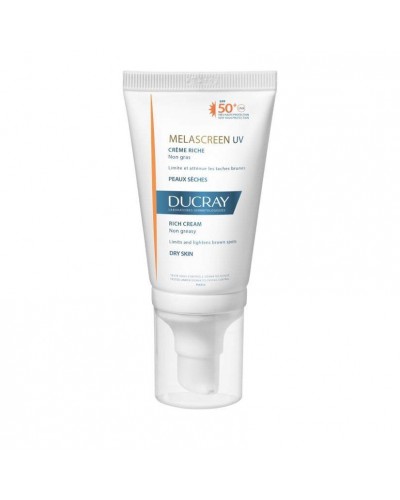 DUCRAY MELASCREEN PROMO PROTECTIVE ANTI-SPOTS FLUID SPF50+ FOR DRY SKIN 2 x 50ML