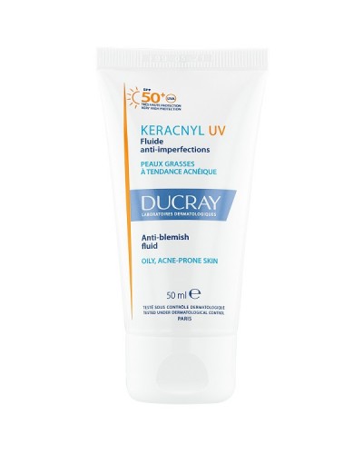 DUCRAY PROMO KERACNYL UV ANTI-BLEMISH FACE FLUID SPF50+ 50ml & ΔΩΡΟ FOAMING GEL FACE - BODY 100ml