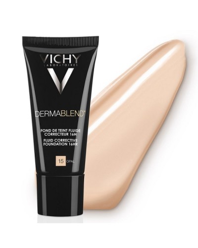 VICHY DERMABLEND FLUIDE CORRECTIVE FOUNDATION SPF35 No 15 OPAL 30ML