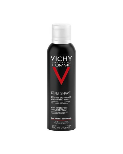 VICHY HOMME SENSI SHAVE ANTI-IRRITATION SHAVING FOAM 200ML