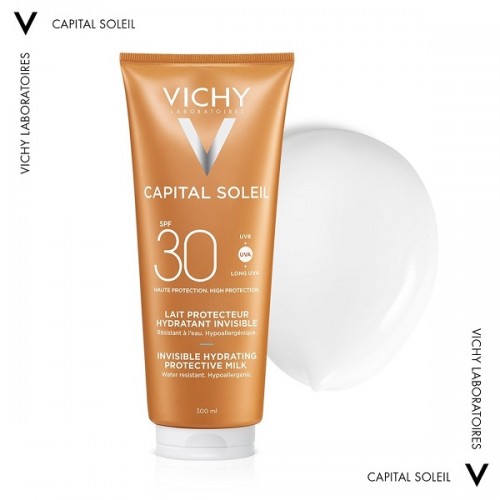 VICHY CAPITAL SOLEIL INVISIBLE HYDRATING MILK SPF30 300ML