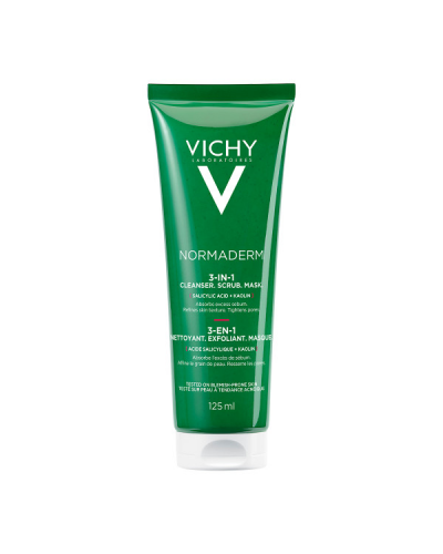 VICHY NORMADERM 3IN1 SCRUB + CLEANSER + MASK 125ml
