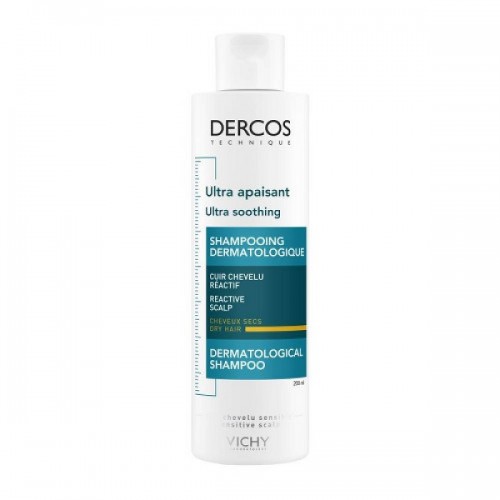 VICHY DERCOS ULTRA SOOTHING ΣΑΜΠΟΥΑΝ ΓΙΑ ΕΥΑΙΣΘΗΤΟ ΤΡΙΧΩΤΟ & ΞΗΡΑ ΜΑΛΛΙΑ 200ML