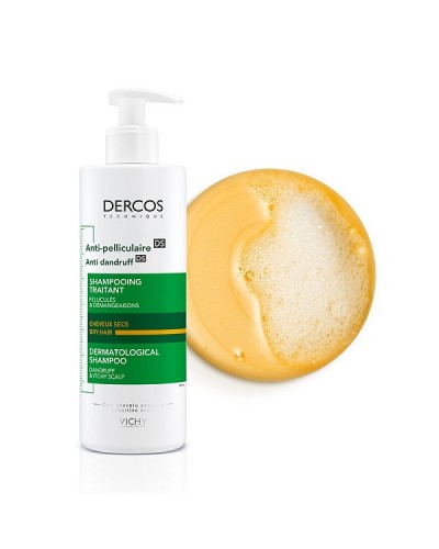 VICHY DERCOS ANTI-DANDRUFF ΑΝΤΙΠΙΤΥΡΙΔΙΚΟ ΣΑΜΠΟΥΑΝ ΓΙΑ ΞΗΡΑ ΜΑΛΛΙΑ 390ml