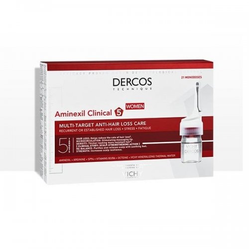 VICHY DERCOS AMINEXIL CLINICAL 5 WOMEN 21 ΑΜΠΟΥΛΕΣ X 6ML