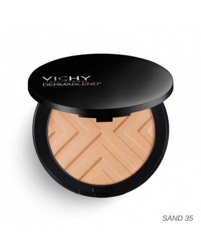 VICHY DERMABLEND COVERMATTE COMPACT POWDER FOUNDATION SPF25 No 35 SAND 9.5GR