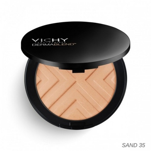 VICHY DERMABLEND COVERMATTE COMPACT POWDER FOUNDATION SPF25 No 35 SAND 9.5GR