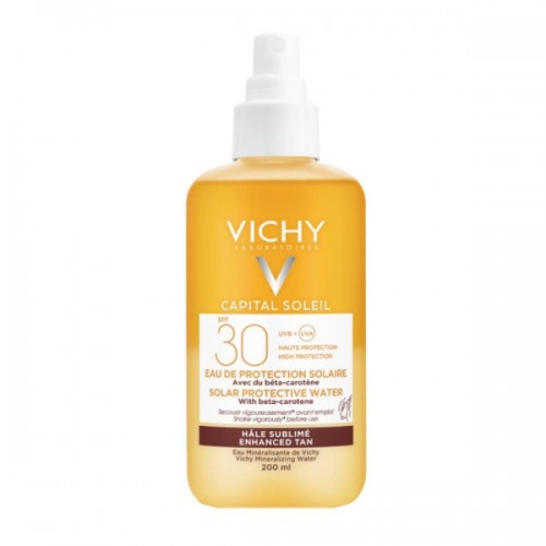 VICHY CAPITAL SOLEIL ENHANCED TAN SOLAR PROTECTIVE WATER SPF30 200ML