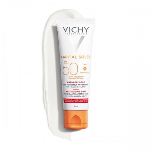 VICHY CAPITAL SOLEIL ANTI-AGEING 3 IN 1 SPF50 50ML