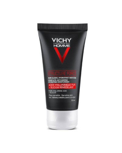 VICHY HOMME STRUCTURE FORCE ANTI-AGEING MOISTURISER 50ML