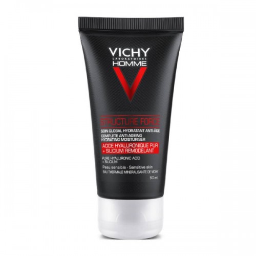 VICHY HOMME STRUCTURE FORCE ANTI-AGEING MOISTURISER 50ML