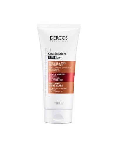 VICHY DERCOS KERA-SOLUTIONS RESTORING 2MIN ΜΑΣΚΑ ΓΙΑ ΞΗΡΑ ΜΑΛΛΙΑ 200ML