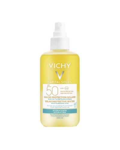 VICHY CAPITAL SOLEIL HYDRATING SOLAR PROTECTIVE WATER SPF50 200ML