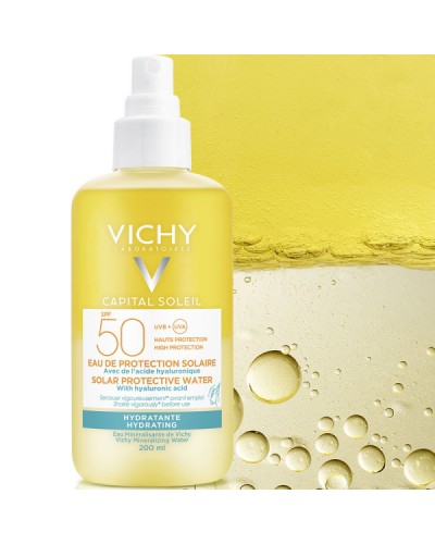 VICHY CAPITAL SOLEIL HYDRATING SOLAR PROTECTIVE WATER SPF50 200ML