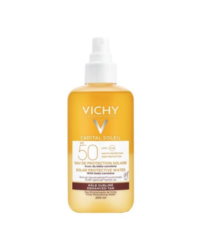 VICHY CAPITAL SOLEIL ENHANCED TAN SOLAR PROTECTIVE WATER SPF50 200ML