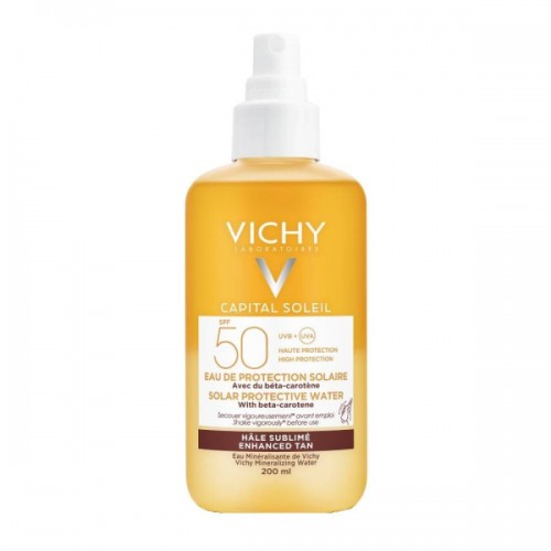 VICHY CAPITAL SOLEIL ENHANCED TAN SOLAR PROTECTIVE WATER SPF50 200ML