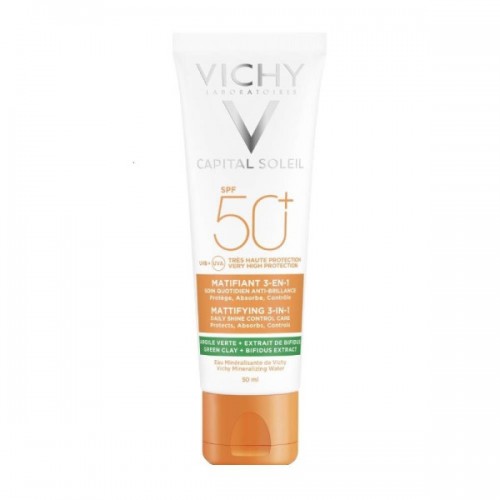 VICHY CAPITAL SOLEIL MATTIFYING 3IN1 SPF50+ 50ML