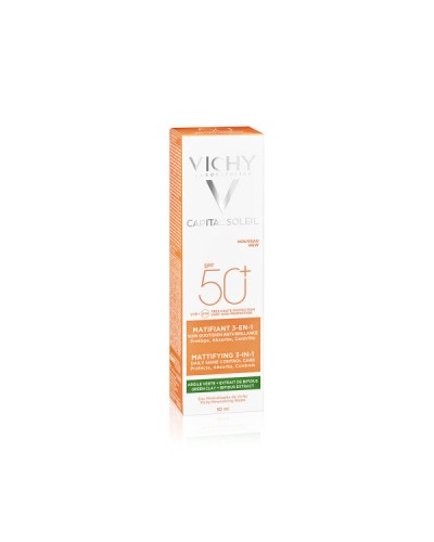 VICHY CAPITAL SOLEIL MATTIFYING 3IN1 SPF50+ 50ML