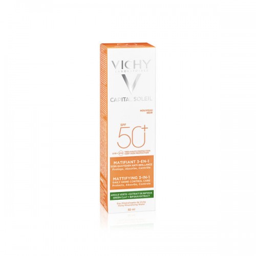 VICHY CAPITAL SOLEIL MATTIFYING 3IN1 SPF50+ 50ML