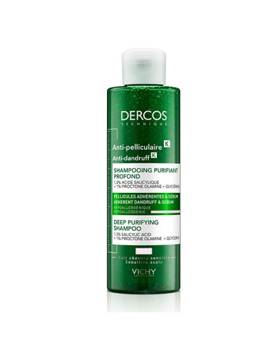 VICHY DERCOS ANTI-DANDRUFF Κ ΑΝΤΙΠΥΤΙΡΙΔΙΚΟ ΣΑΜΠΟΥΑΝ ΓΙΑ ΕΥΑΙΣΘΗΤΟ ΤΡΙΧΩΤΟ 250ML