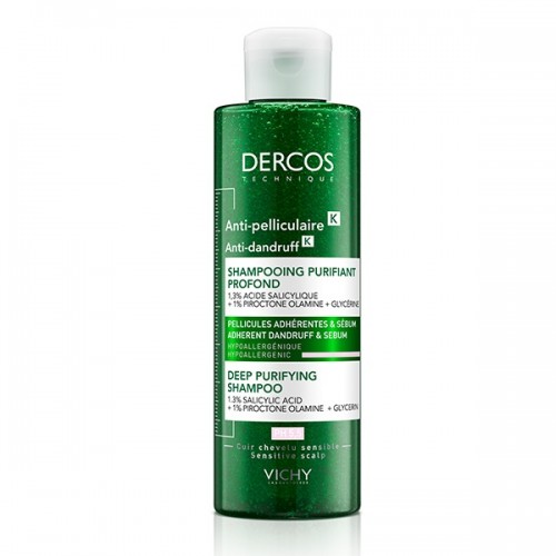 VICHY DERCOS ANTI-DANDRUFF Κ ΑΝΤΙΠΥΤΙΡΙΔΙΚΟ ΣΑΜΠΟΥΑΝ ΓΙΑ ΕΥΑΙΣΘΗΤΟ ΤΡΙΧΩΤΟ 250ML