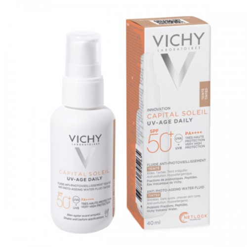 VICHY CAPITAL SOLEIL UV-AGE DAILY TINTED SPF50+ 40ML