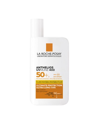 LA ROCHE POSAY ANTHELIOS UVMUNE 400 INVISIBLE FLUID SPF50+ ΧΩΡΙΣ ΑΡΩΜΑ 50ML