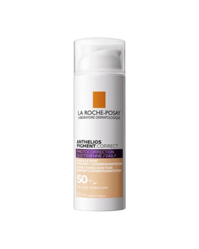 LA ROCHE POSAY ANTHELIOS ANTHELIOS PIGMENT CORRECT SPF50+ 01 LIGHT 50ML LA ROCHE POSAY ANTHELIOS ANTHELIOS PIGMENT CORRECT SPF50+ 01 LIGHT 50ML