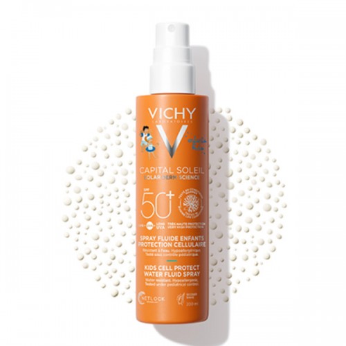 VICHY CAPITAL SOLEIL KIDS CELL PROTECT WATER FLUID SPRAY SPF50+ 200ML