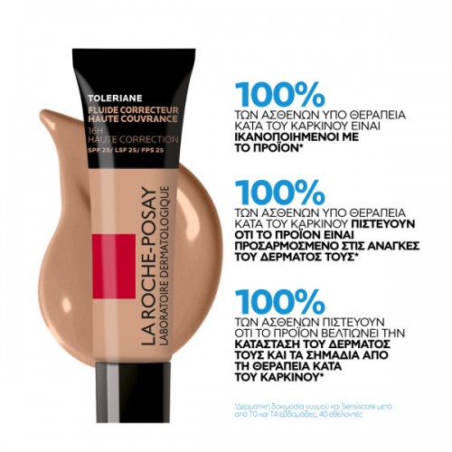 LA ROCHE POSAY TOLERIANE FULL COVERAGE CORRECTIVE FLUID FOUNDATION No. 9,5 30ML