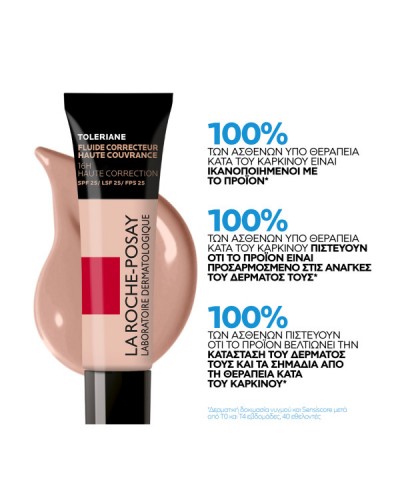 LA ROCHE POSAY TOLERIANE FULL COVERAGE CORRECTIVE FLUID FOUNDATION No. 8 30ML