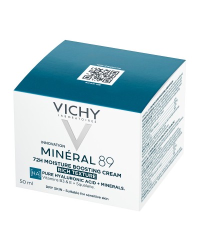 VICHY MINERAL 89 72h MOISTURE BOOSTING CREAM RICH 50ML