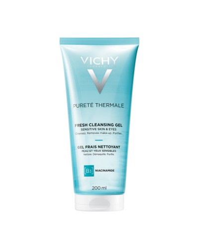 VICHY PURETE THERMALE FRESH CLEANSING GEL SENSITIVE SKIN & EYES 200ml