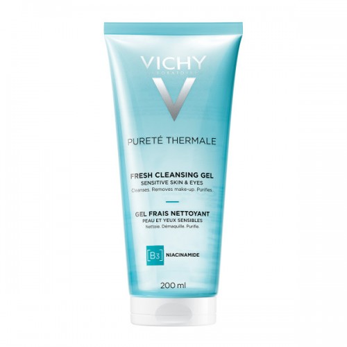 VICHY PURETE THERMALE FRESH CLEANSING GEL SENSITIVE SKIN & EYES 200ml