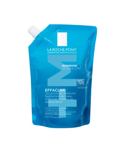 LA ROCHE POSAY EFFACLAR PURIFYING FOAMING GEL +M REFILL 400ML