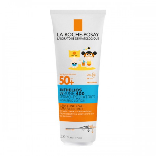 LA ROCHE POSAY ANTHELIOS UV MUNE 400 DERMO-PEDIATRICS HYDRATING LOTION spf50+ 250ml