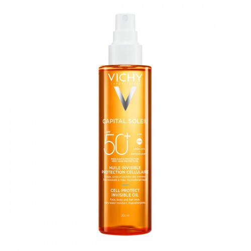 VICHY CAPITAL SOLEIL CELL PROTECT INVISIBLE OIL SPF50+ 200ml