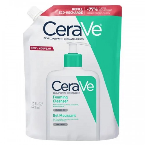 CERAVE FOAMING CLEANSER REFILL 473ml CERAVE FOAMING CLEANSER REFILL 473ml