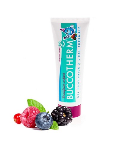 BUCCOTHERM KIDS TOOTHPASTE AGE 3  RED BERRY FLAVOR 50ml