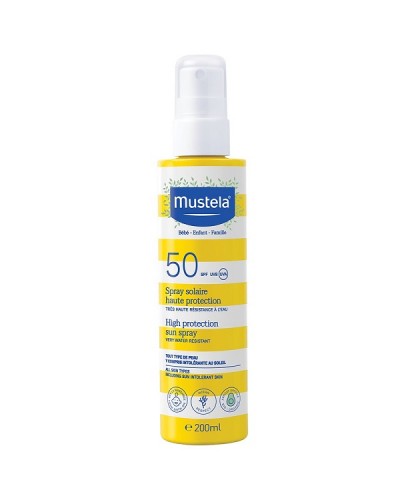 MUSTELA HIGH PROTECT SUN SPRAY SPF50+ 200ML