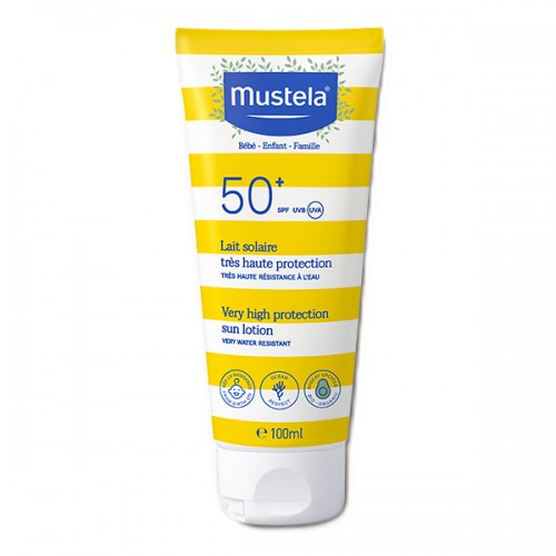 MUSTELA VERY HIGH PROTECTION SUN BODY & FACE LOTION SPF50+ 100ML
