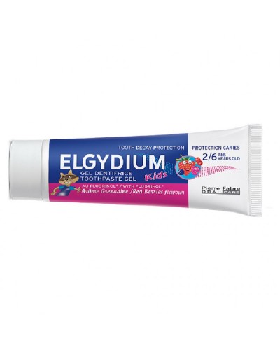 ELGYDIUM KIDS RED BERRIES TOOTHPASTE 50ML