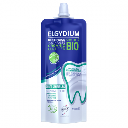 ELGYDIUM ECO ΒΙΟ SENSITIVE ΒΙΟΛΟΓΙΚΗ ΟΔΟΝΤΟΚΡΕΜΑ ΓΙΑ ΕΥΑΙΣΘΗΤΑ ΔΟΝΤΙΑ ΣΕ ΟΙΚΟΛΟΓΙΚΗ ΣΥΣΚΕΥΑΣΙΑ 100ML