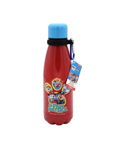 TAKE CARE BOTTLE WITH HOOK PAT PATROL RED 350ML