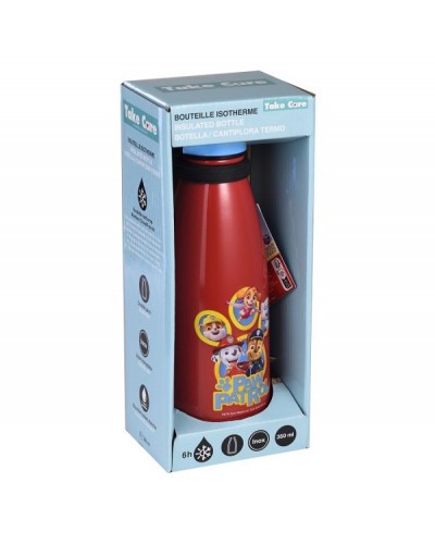 TAKE CARE BOTTLE WITH HOOK PAW PATROL 350ML